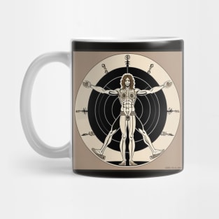 Vitruvian Man Rock n Roll Vinyl Record Vol. 2 Mug